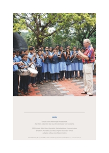 Schulorchester in Indien